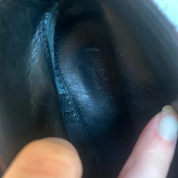 Rag and  Bone Brown Suede Harrow Ankle Booties 37 - Picture 6 of 16